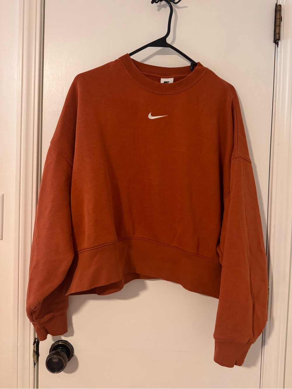 Nike Women's Burnt Orange Crewneck Sweatshirt
